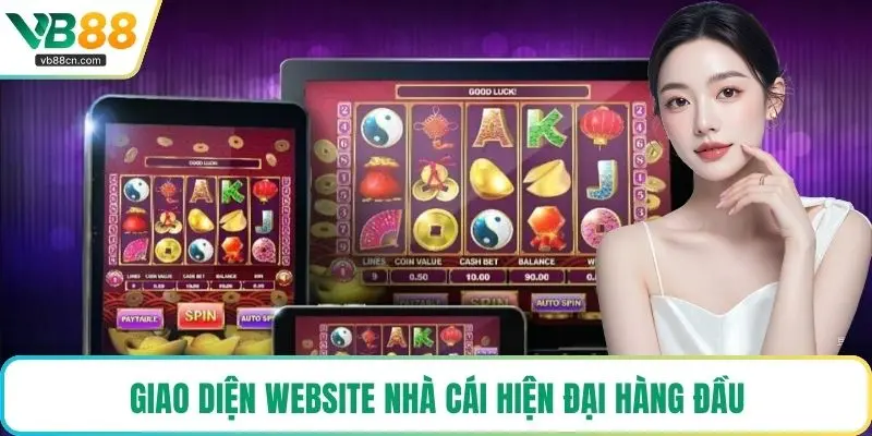 Giao diện website nhà cái hiện đại hàng đầu